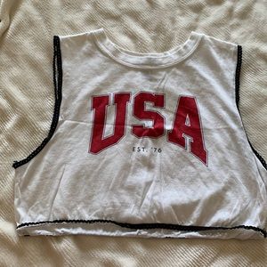 USA Crop Top
